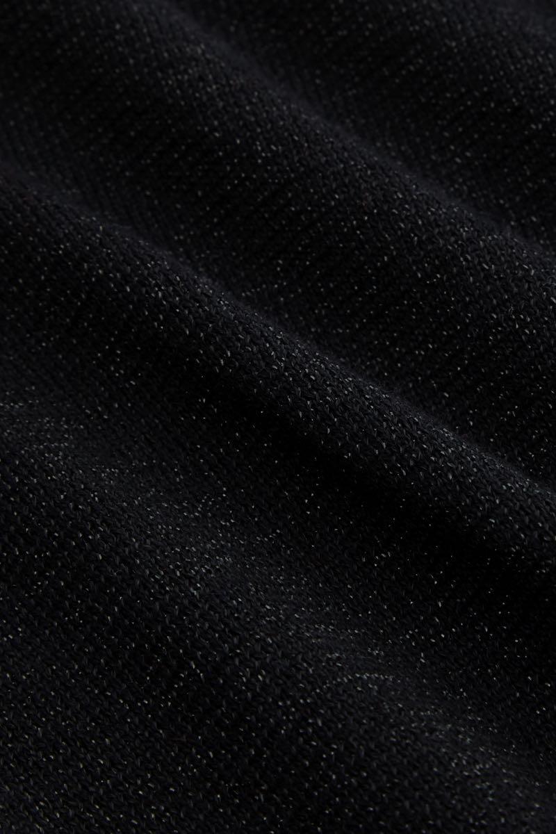 Audrey Top Organic Lapis black fabric