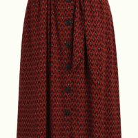 Lola Button Skirt Earl Grey - Image 4