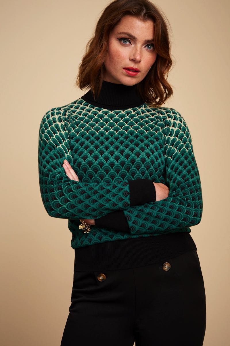 Rollneck Top Pastery Knit