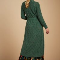 Cardi Long Pallazzone green back