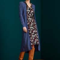 Cardi Long Pallazzone blue