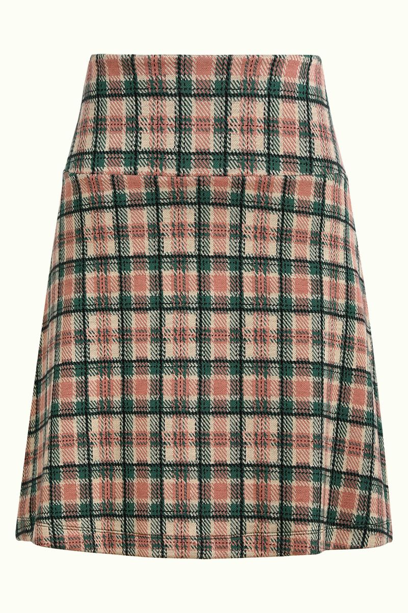Border Skirt West End Check front