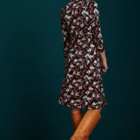 Lola Button Dress Calla back