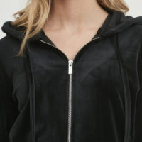 ByMitza Velour Sæt black zipper