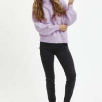 KAsarla Knit Pullover purple