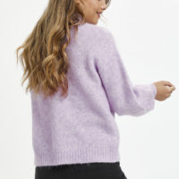 KAsarla Knit Pullover purple back