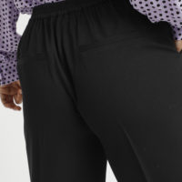 KAsakura Cropped Pants black butt