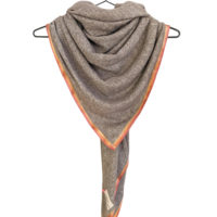 Knit Twist Tørklæde grå