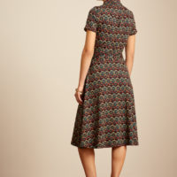 Olive Dress Cabrera back