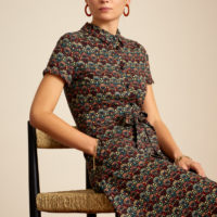Olive Dress Cabrera closeup