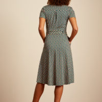 Sheeva Dress Naranja green back