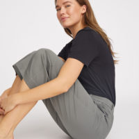 Phoebe Loose Crop Pant sit