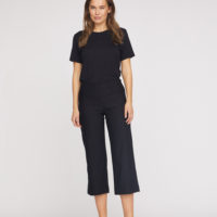 Donna Loose Crop Pant black