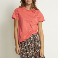 KAmarin SS T-shirt coral front