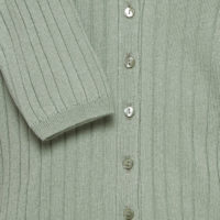 BXomna Cardigan green fabric