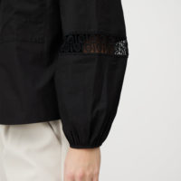 Tiffany black Shirt closeup
