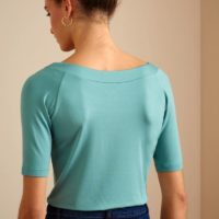 Sarah Ecovero Top matcha back