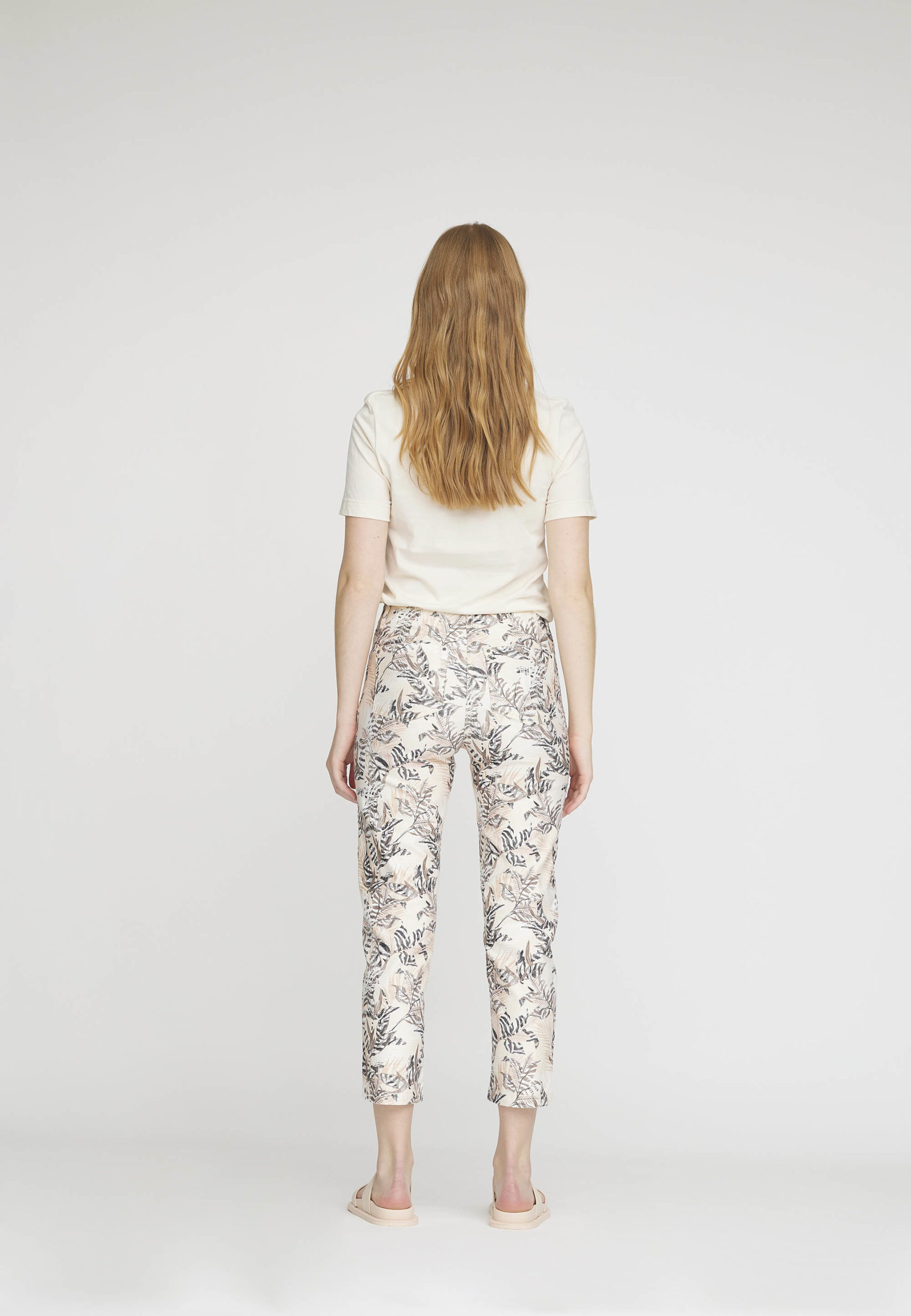 Piper Ivory Crop Pant back