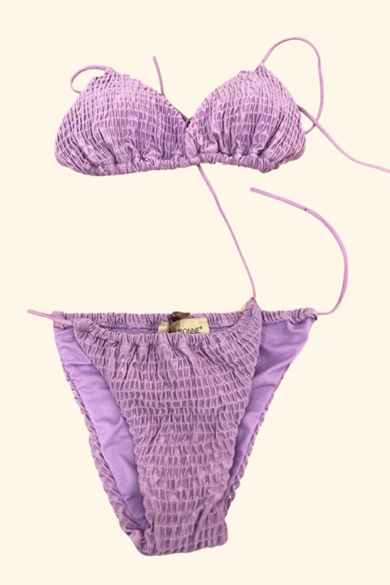 Crepe Bikini lavender