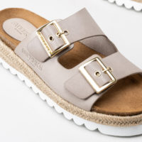 Sonja Skind Sandal beige closeup