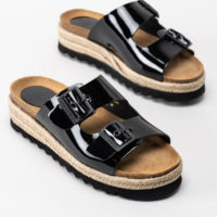 Sonja Lak Sandal black 3