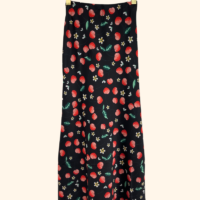 Cherry Skirt black