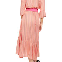 Fleur Dress coral back