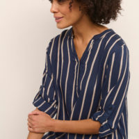KAmarana Shirt Dress navy closeup