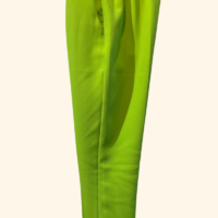 Crop Blazer Pant lime side