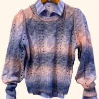 Flerfarvet hulstrik styled