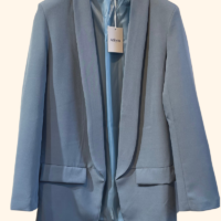 Loose Blazer blue front