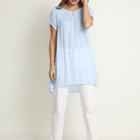 Amber SS Tunic blue