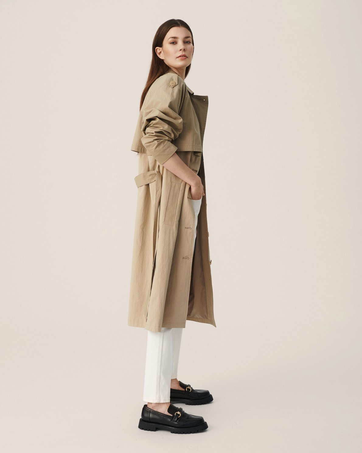 Palome Trench Coat side