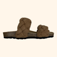 Ellen Braided Sandal camel