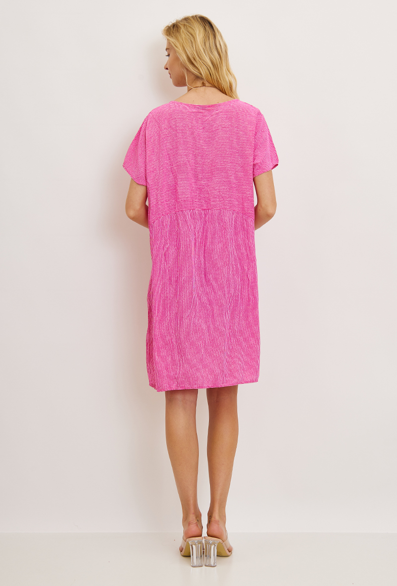 Helle Tunic pink back
