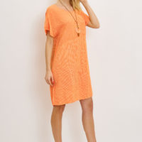 Helle Tunic orange side