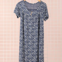 Flower SS Dress jeans