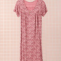 Flower SS Dress rose