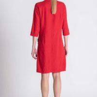 Ella Red Dress back