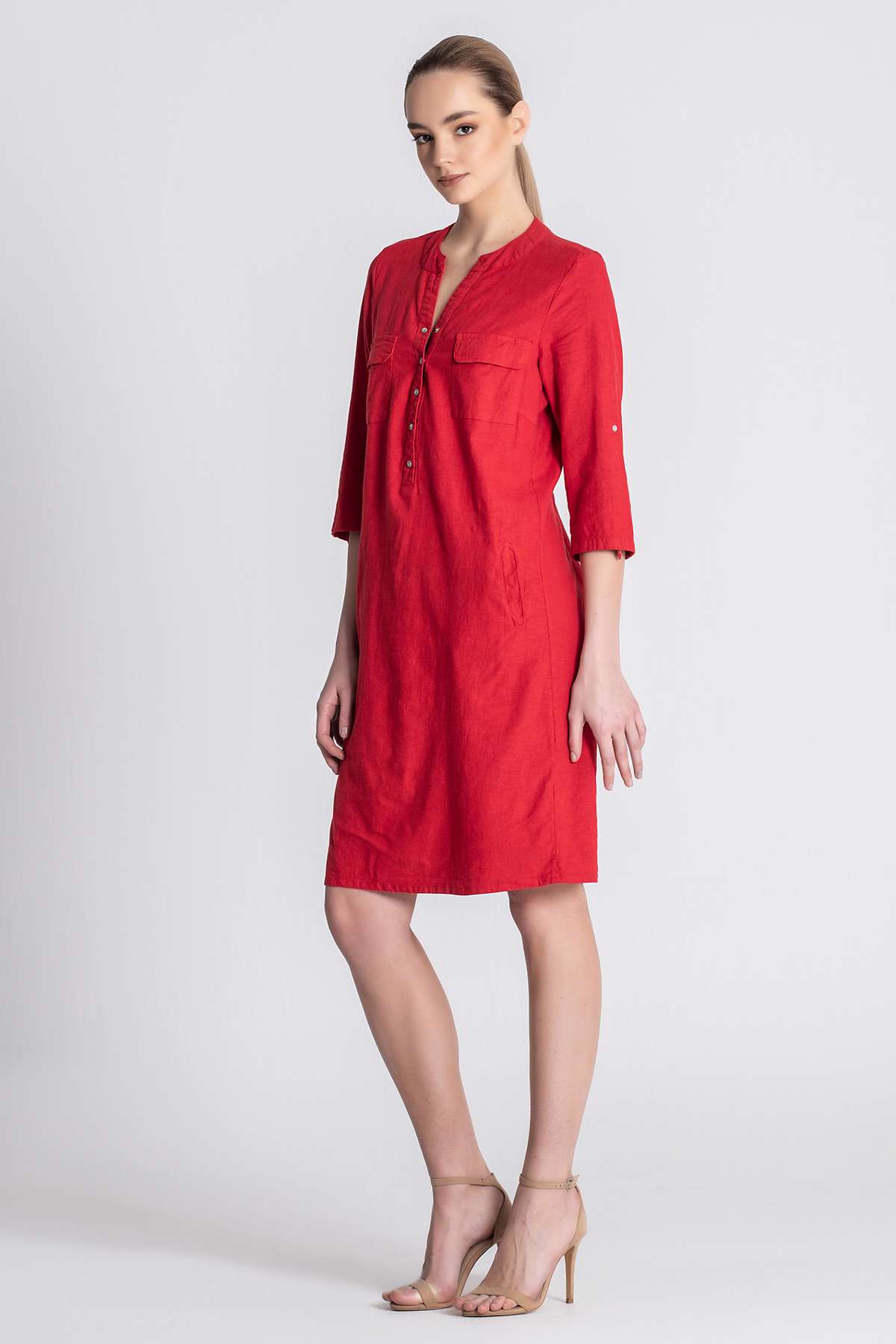 Ella Red Dress front2
