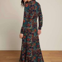 Olive Maxi Dress Clubbin back