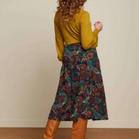 Juno Midi Skirt Clubbin back