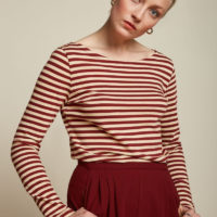 Paulette Top Chopito Stripe closeup