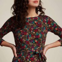 Betty Dress La Concha closeup