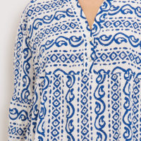 Vicky Tunika navy closeup