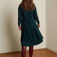 Cardi Midi Tosca green back