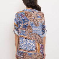 Mathilde Shirt navy back