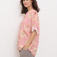 Mathilde Flower Shirt rose side