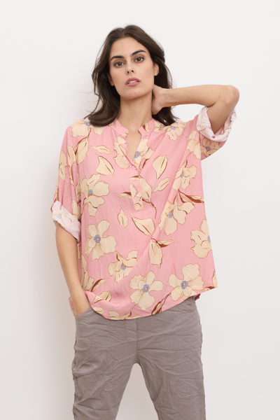 Mathilde Flower Shirt rose front