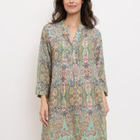 Mandy Graphic Tunic green front